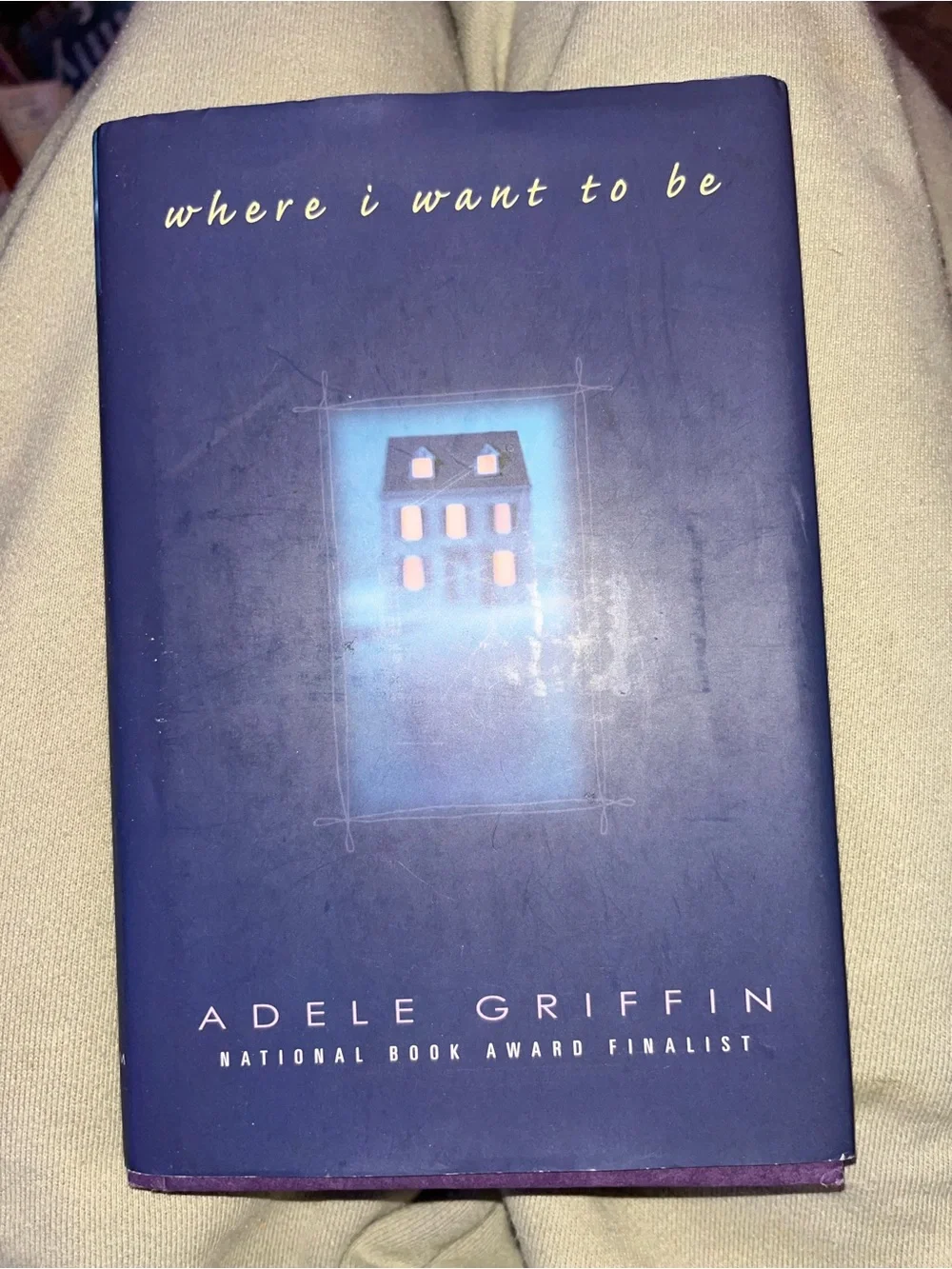 Where I Want to Be - Navy Hardcover Decorative Book